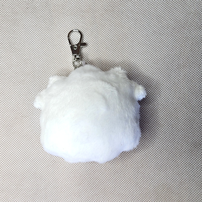 Lamball PalWorld Plushie Keychain Plush keychain Sweethaven Cottage
