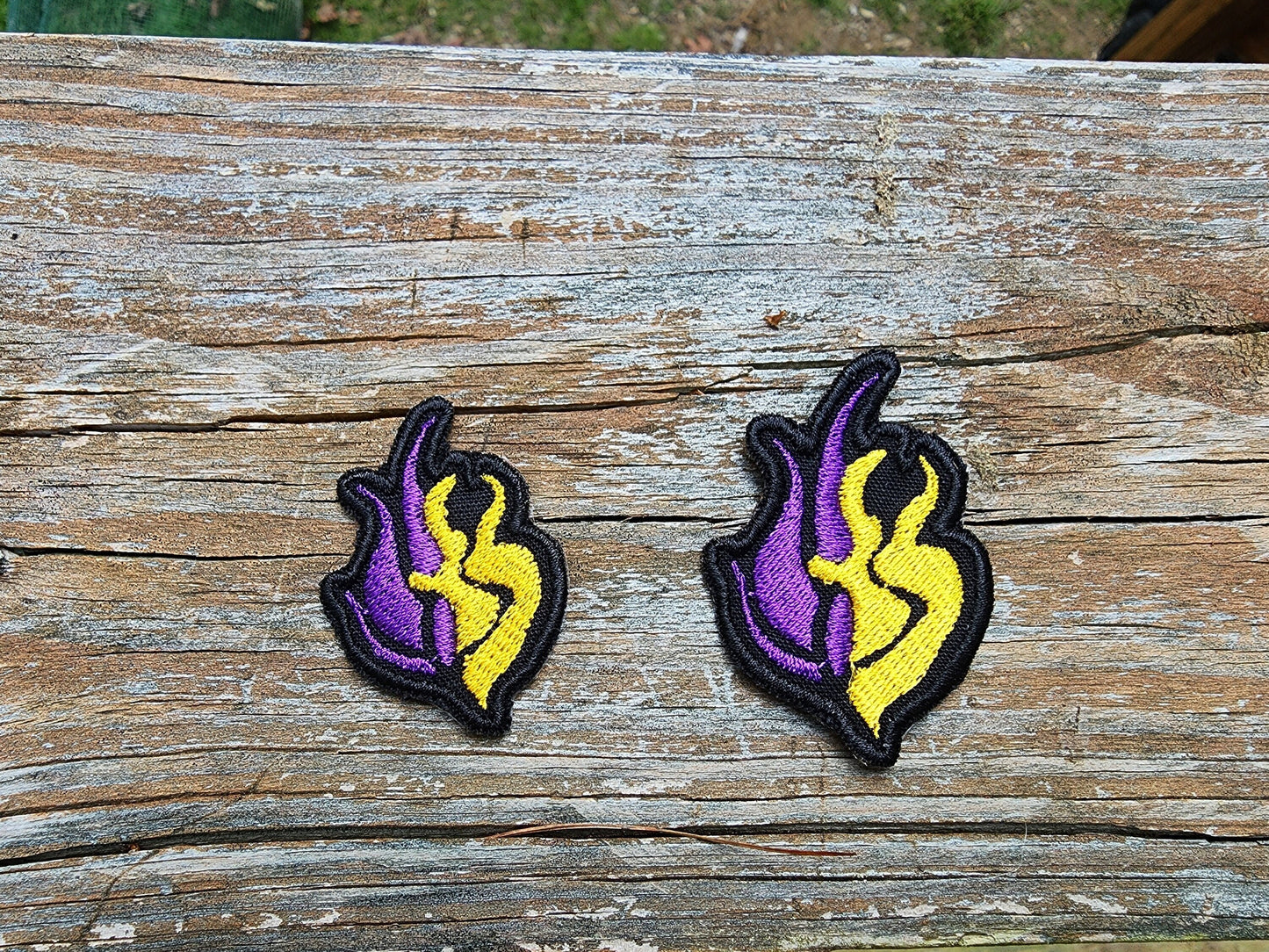 BUMBLEBY Embroidered Emblem Iron-on Patch BMBLB Yang and Blake symbol fabric embroidery patch Free shipping Sweethaven Cottage