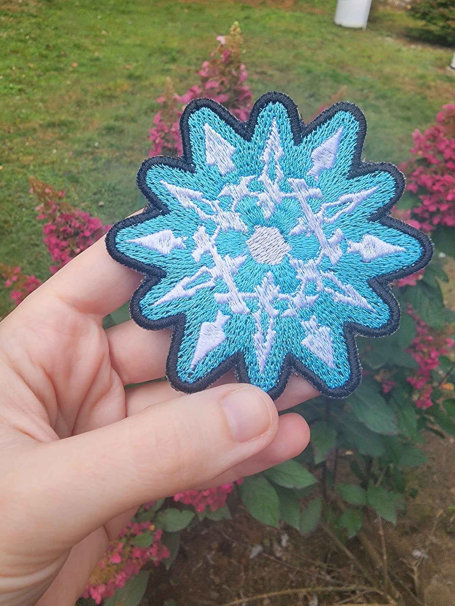 Weiss Schnee Embroidered Emblem Iron-on Patch symbol fabric embroidery patch Free shipping Sweethaven Cottage