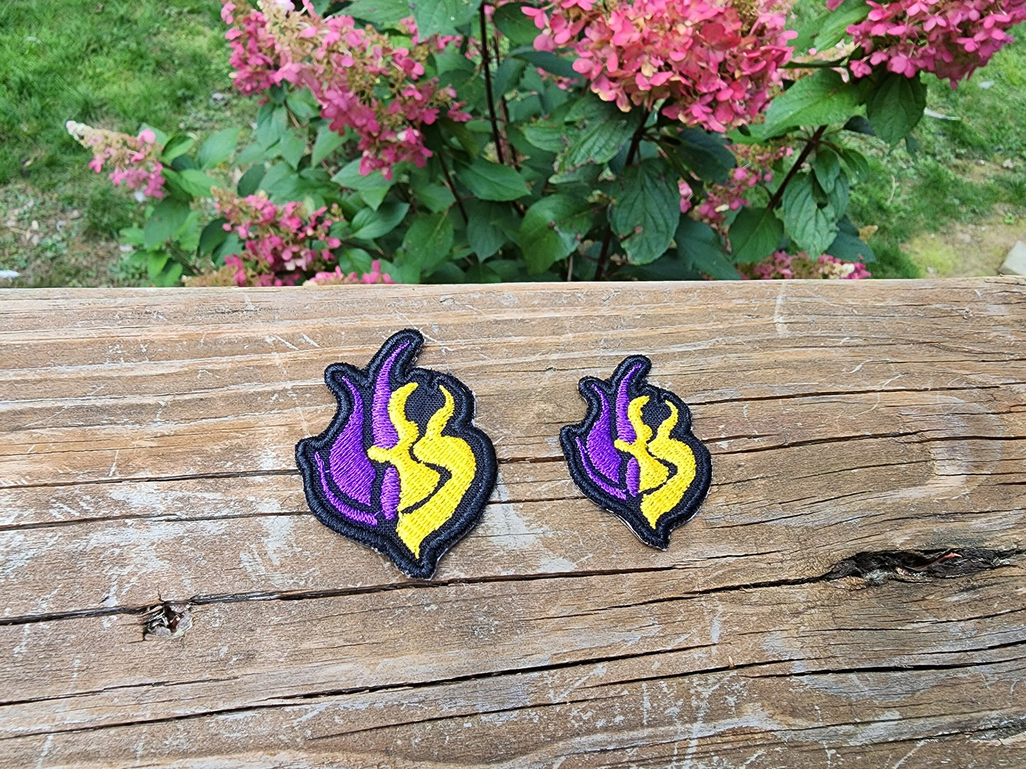 BUMBLEBY Embroidered Emblem Iron-on Patch BMBLB Yang and Blake symbol fabric embroidery patch Free shipping Sweethaven Cottage