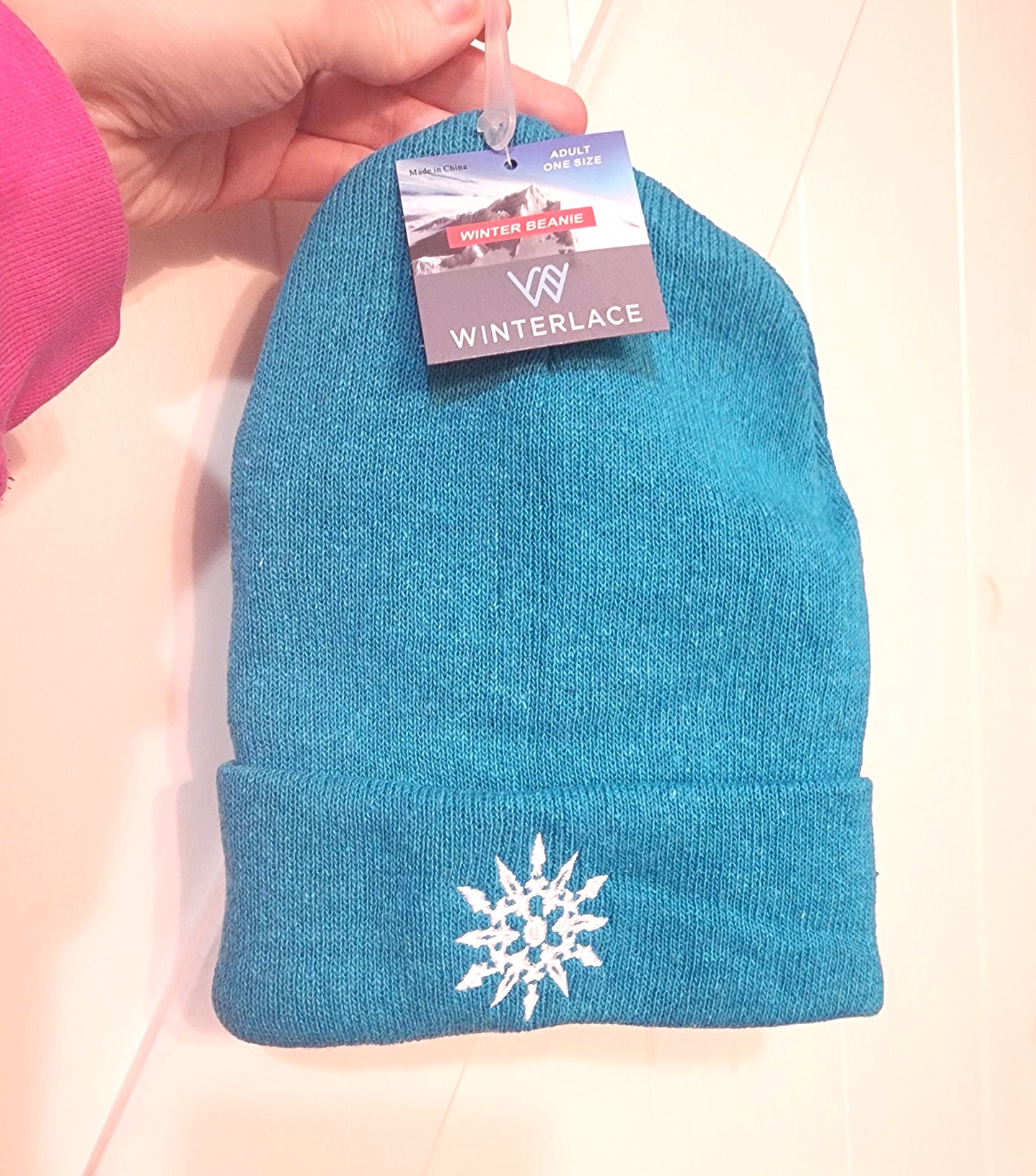 Weiss Schnee Embroidered Beanie hat | Custom cozy winter knitted skull cap with Weiss' emblem Sweethaven Cottage