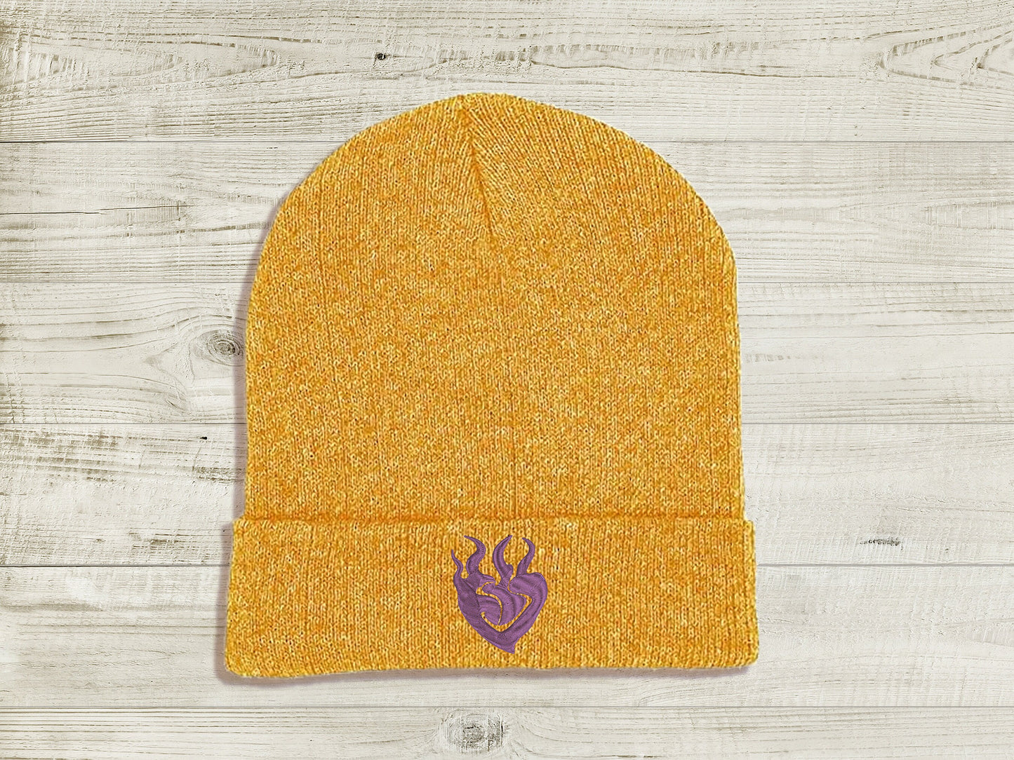 Yang Xiao Long Embroidered Beanie hat | Custom cozy winter knitted skull cap with Yang's emblem Sweethaven Cottage