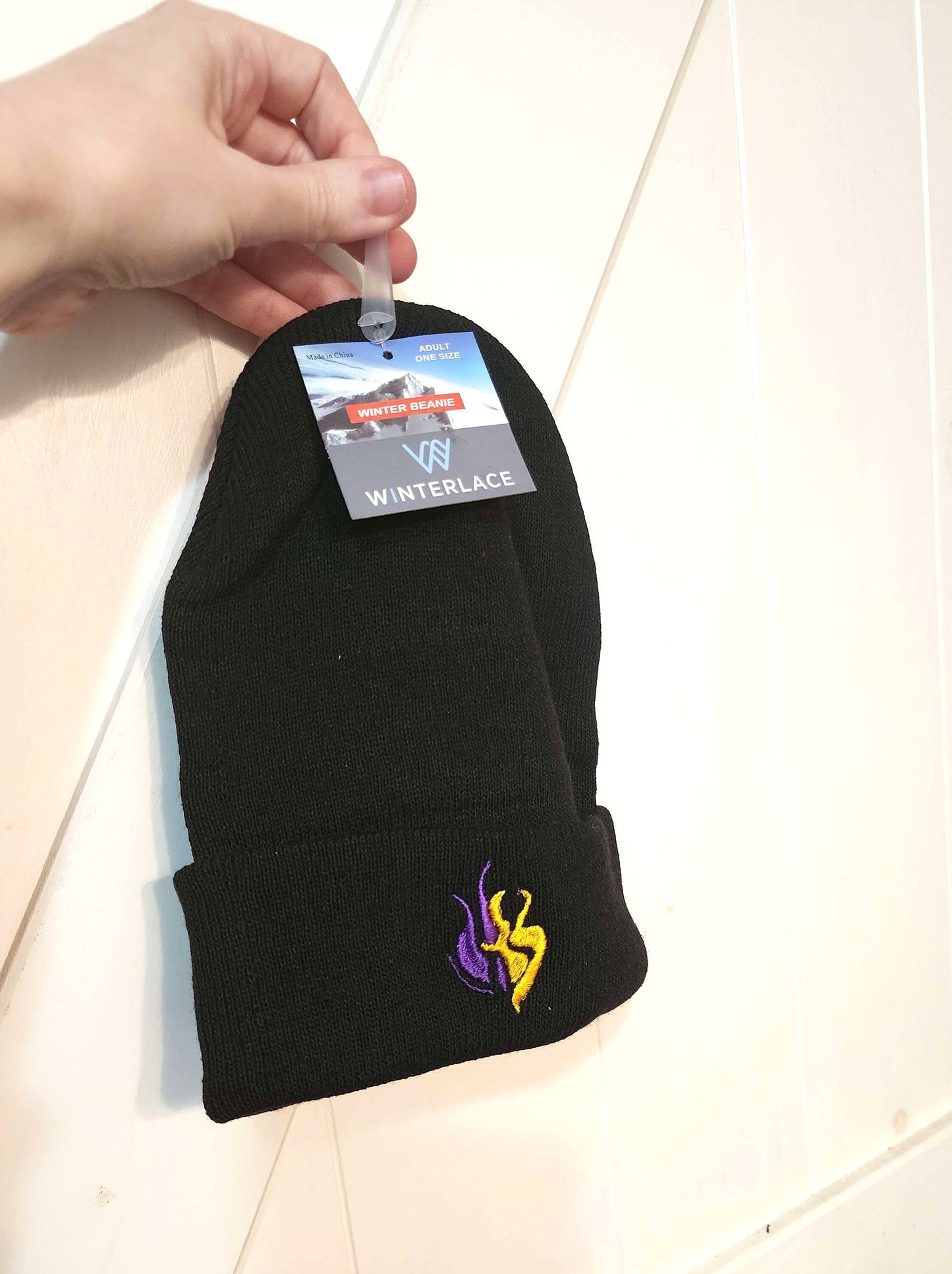 Bumbleby Embroidered Beanie hat | Custom cozy winter knitted skull cap with Yang and Blake's emblem Sweethaven Cottage