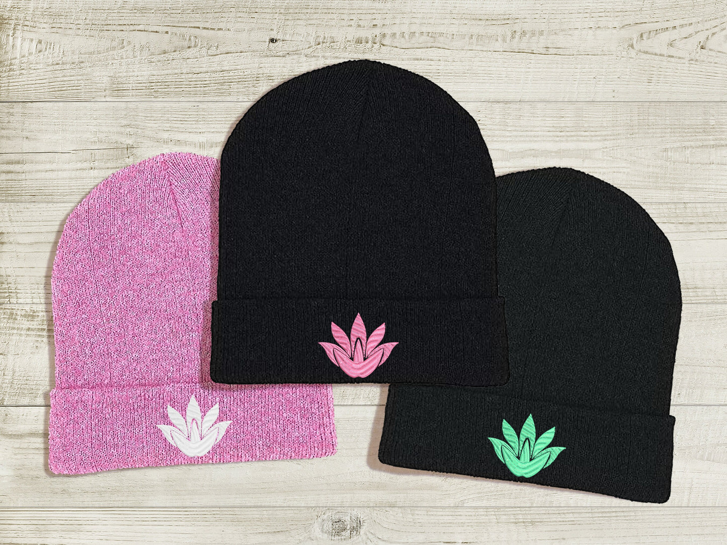 Lie Ren JNPR Embroidered Beanie hat | Custom cozy winter knitted skull cap with Ren's emblem Sweethaven Cottage