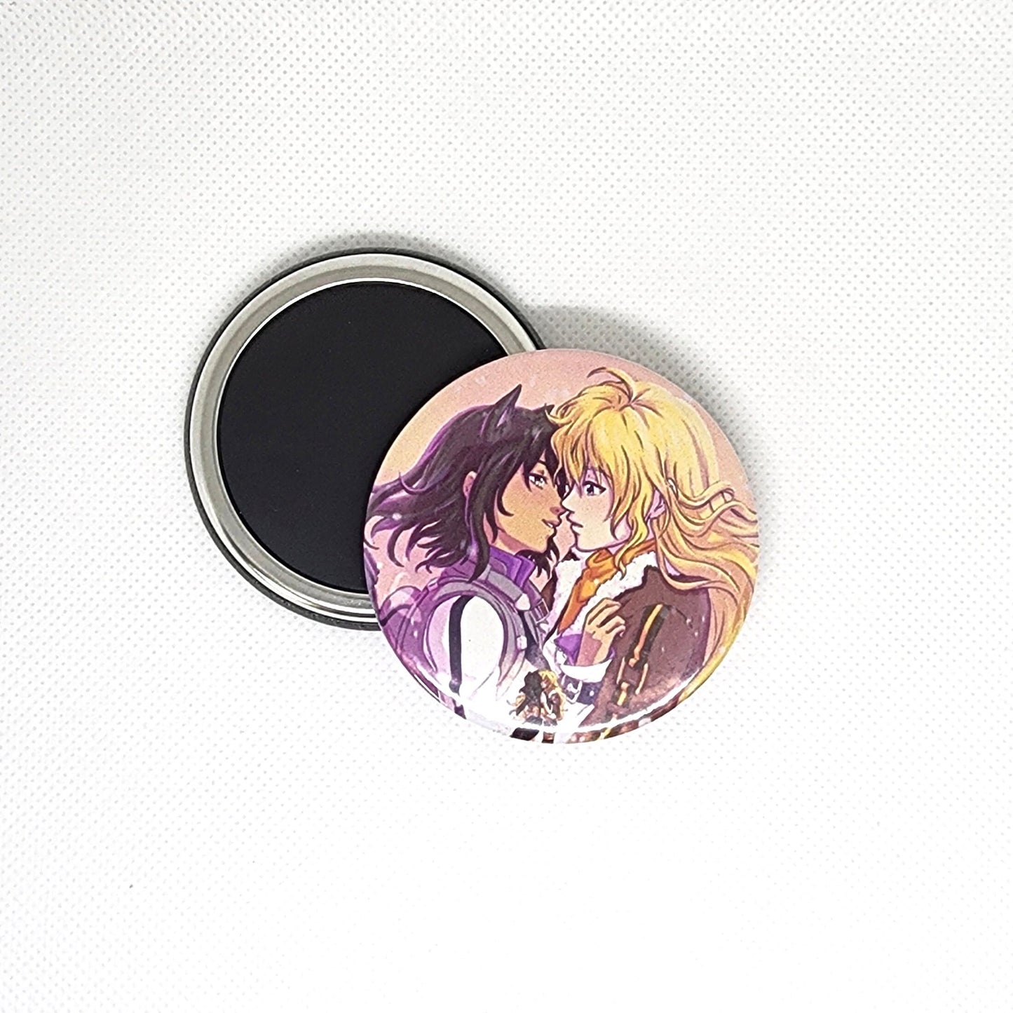 BUMBLEBY Fridge MAGNETS 2.25 inch 58mm Blake and Yang BMBLB Sapphic round rubber magnetic accessory Sweethaven Cottage
