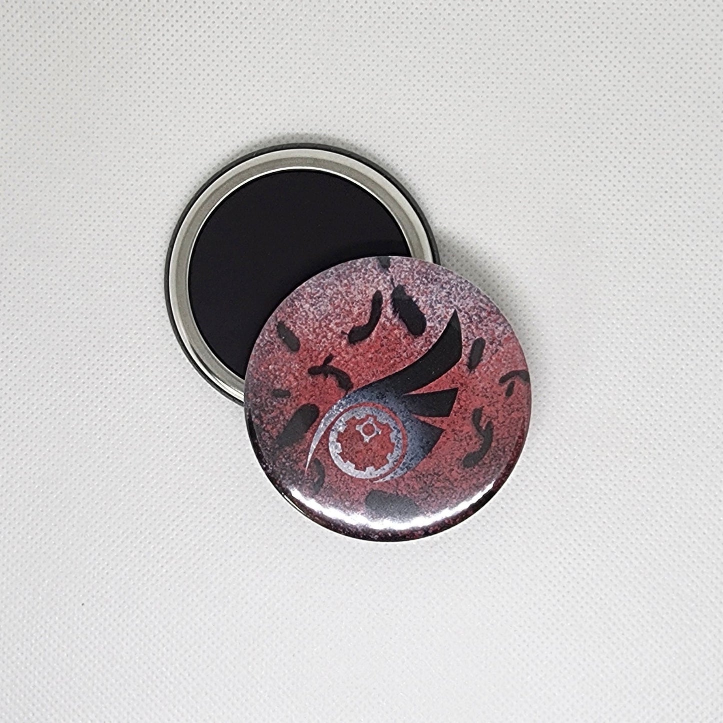 Team STRQ Fridge MAGNETS 2.25 inch 58mm round rubber magnetic accessory with Qrow, Raven, Summer, TaiYang's symbols Sweethaven Cottage