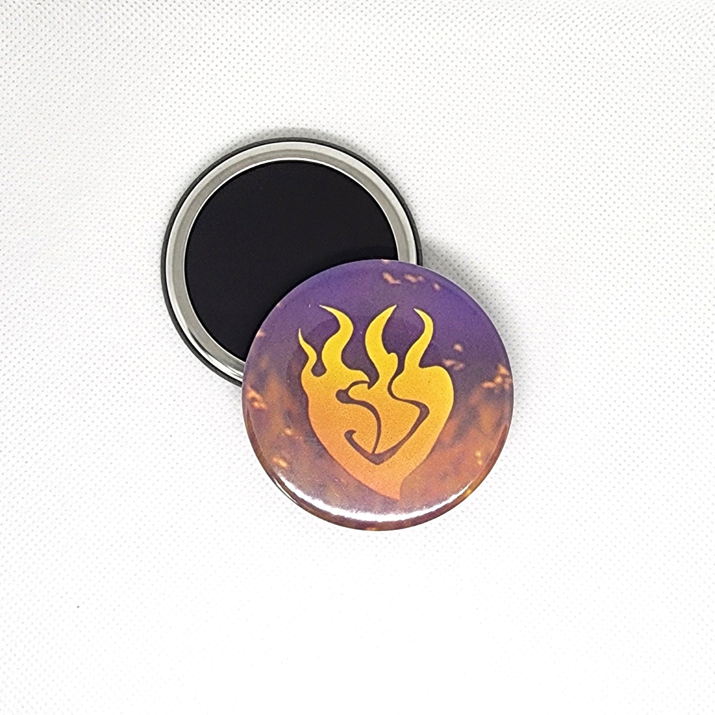 Team RWBY Fridge MAGNETS 2.25 inch 58mm round rubber magnetic accessory with Ruby Weiss Yang Blake symbols Sweethaven Cottage Yang B magnet