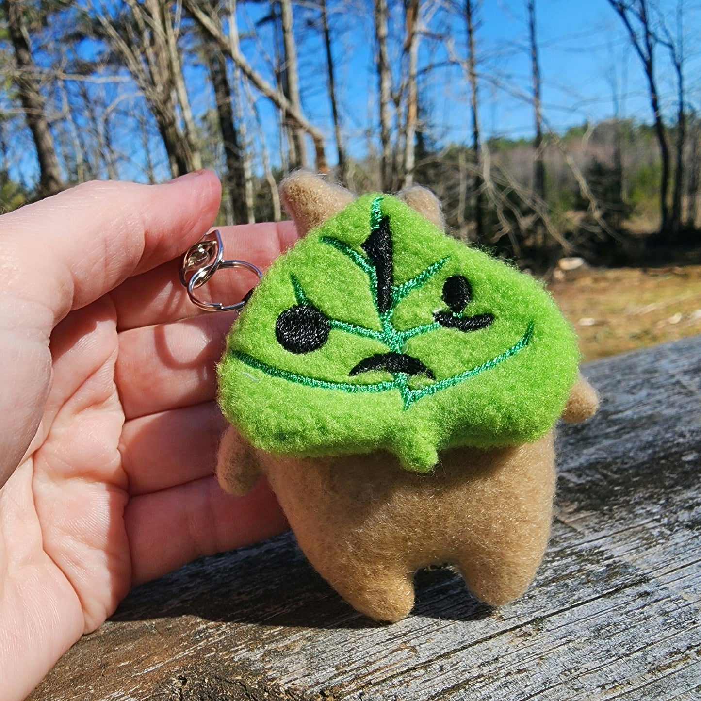 Korok Makar Plushie Keychain Plush keychain Sweethaven Cottage