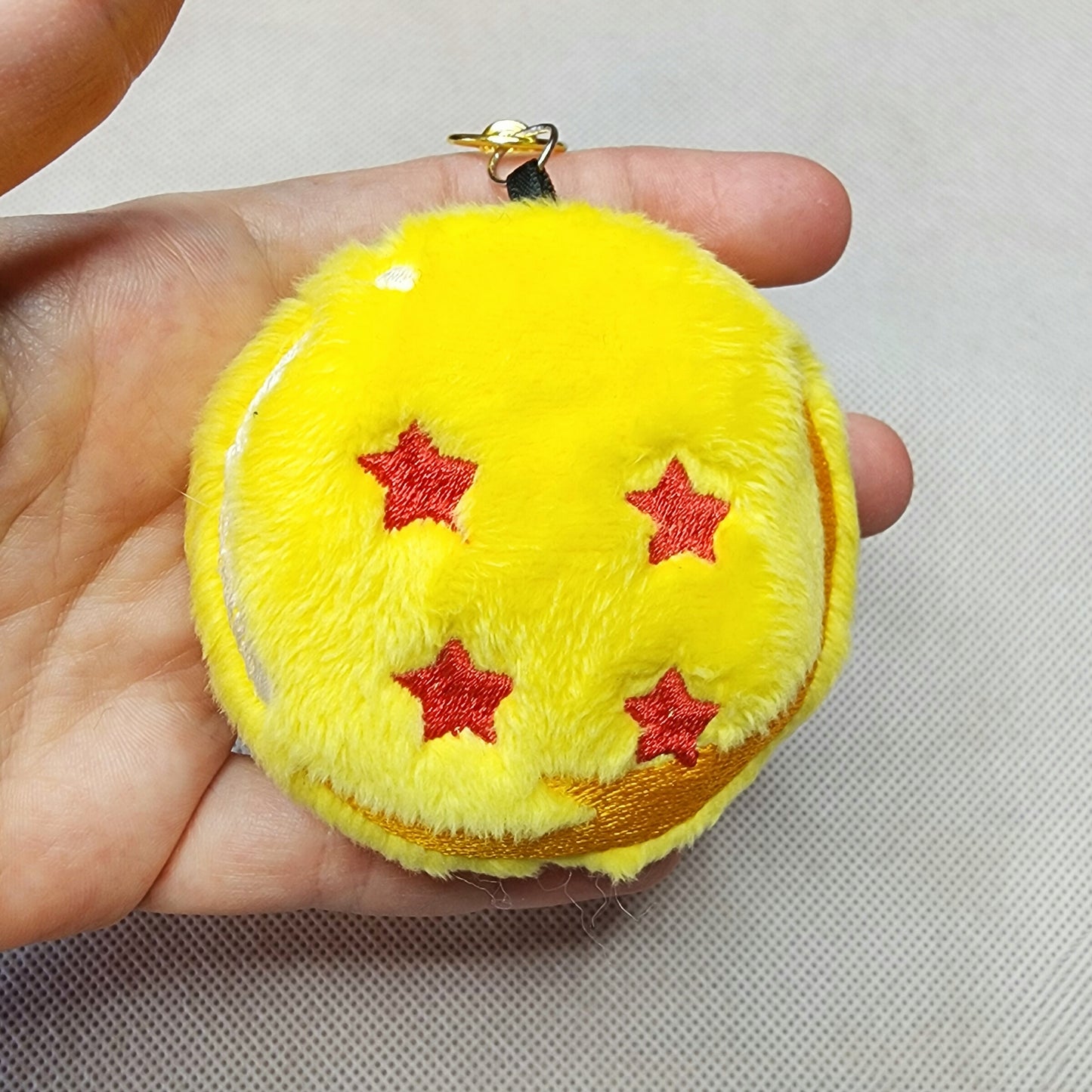4 star Dragon Ball Plushie Keychain Plush keychain Sweethaven Cottage