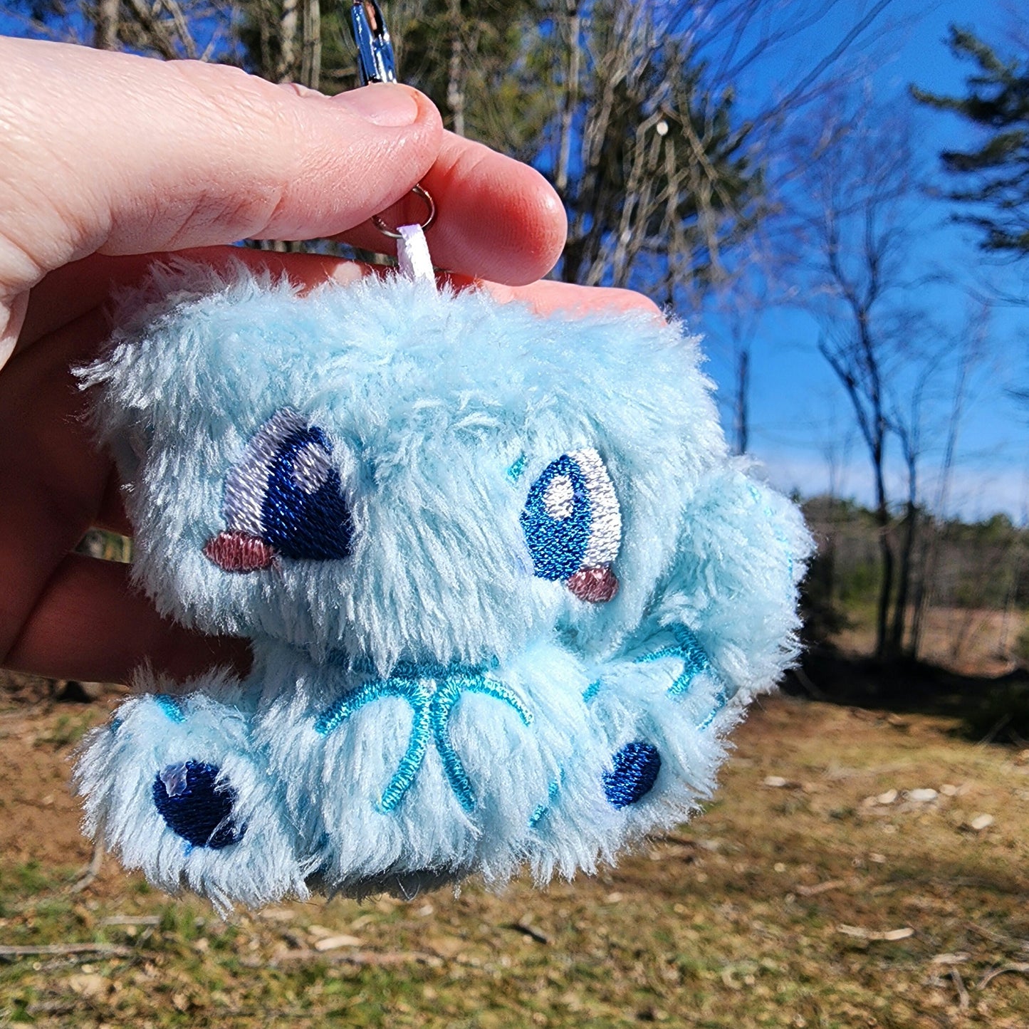 Mew Pokemon Plushie Keychain Plush keychain Sweethaven Cottage