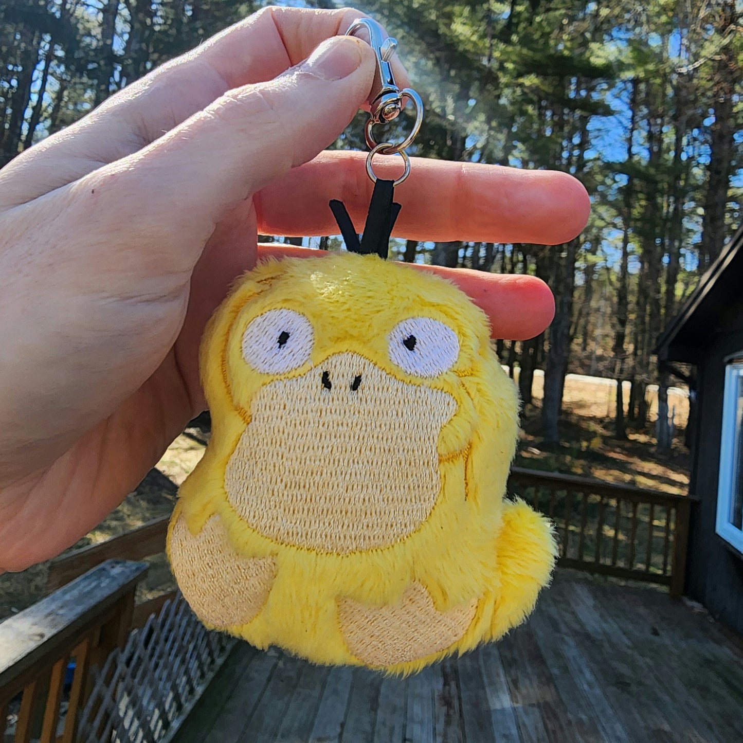 Psyduck Pokemon Plushie Keychain Plush keychain Sweethaven Cottage