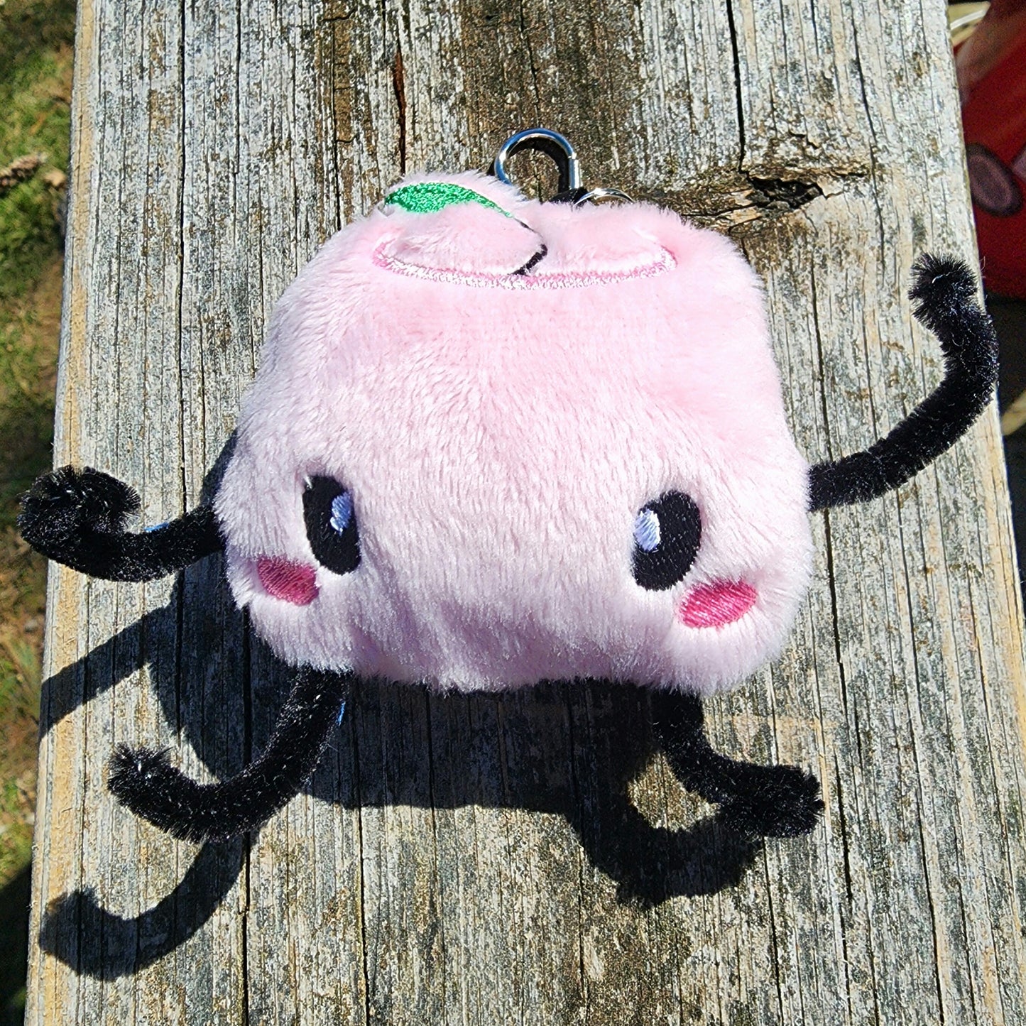 Stardew Valley Junimo Plushie Keychain Plush keychain Sweethaven Cottage