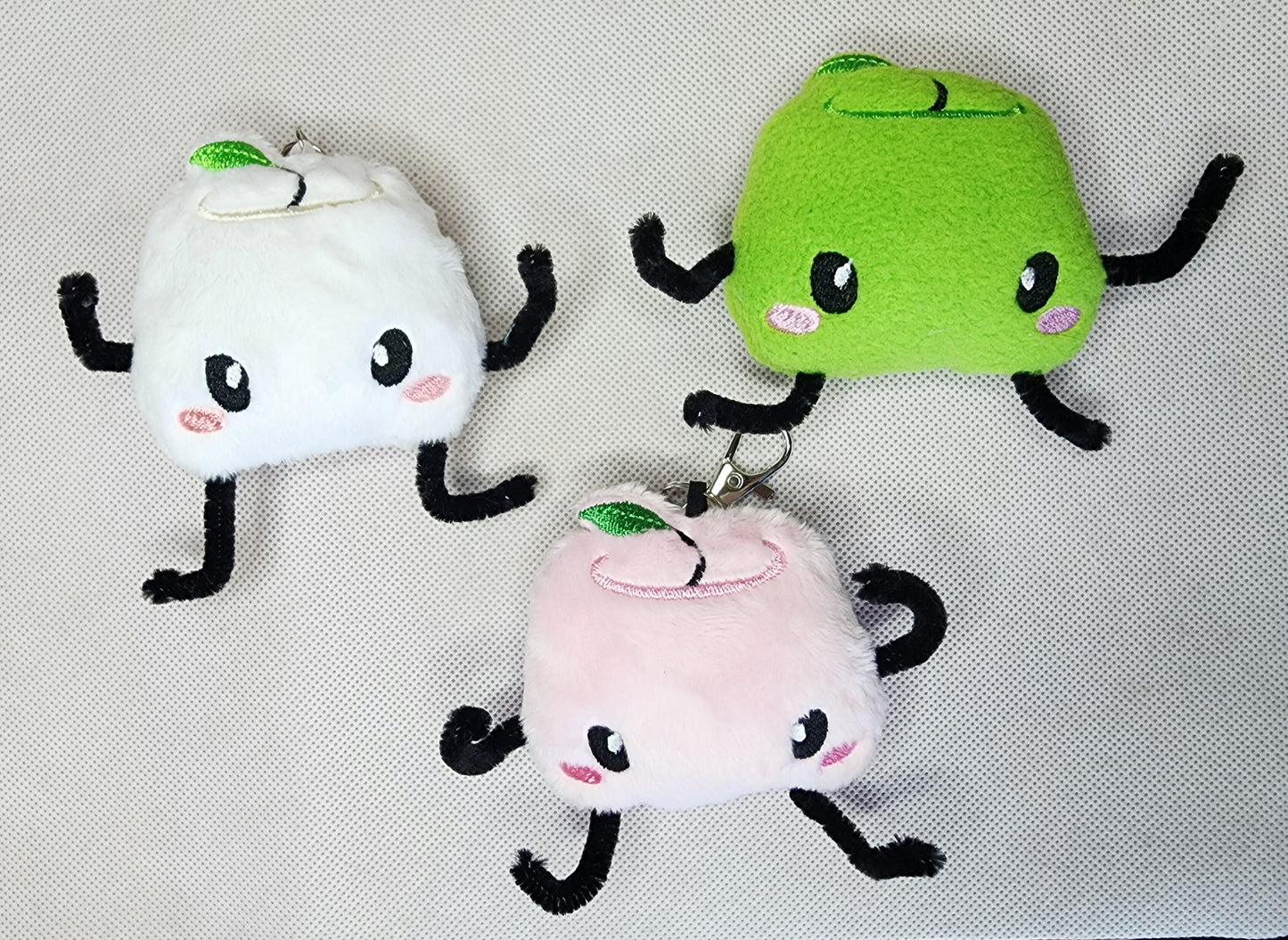 Stardew Valley Junimo Plushie Keychain Plush keychain Sweethaven Cottage