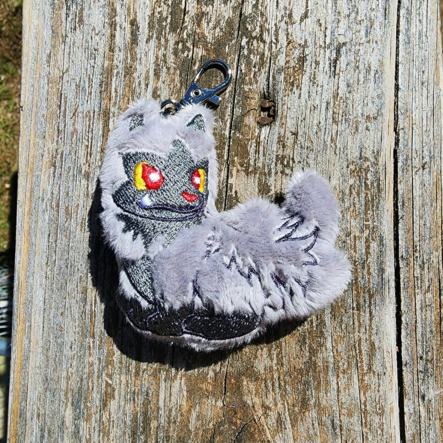 Poochyena Plushie Keychain Plush keychain Sweethaven Cottage Normal version