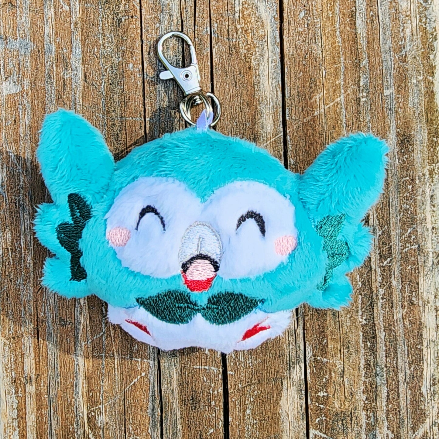 Rowlet Pokemon Plushie Keychain Plush keychain Sweethaven Cottage