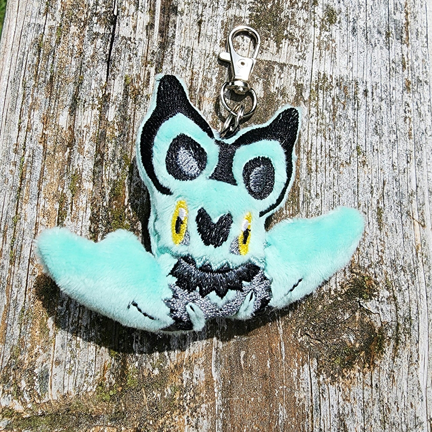 Noibat Pokemon Plushie Keychain Plush keychain Sweethaven Cottage