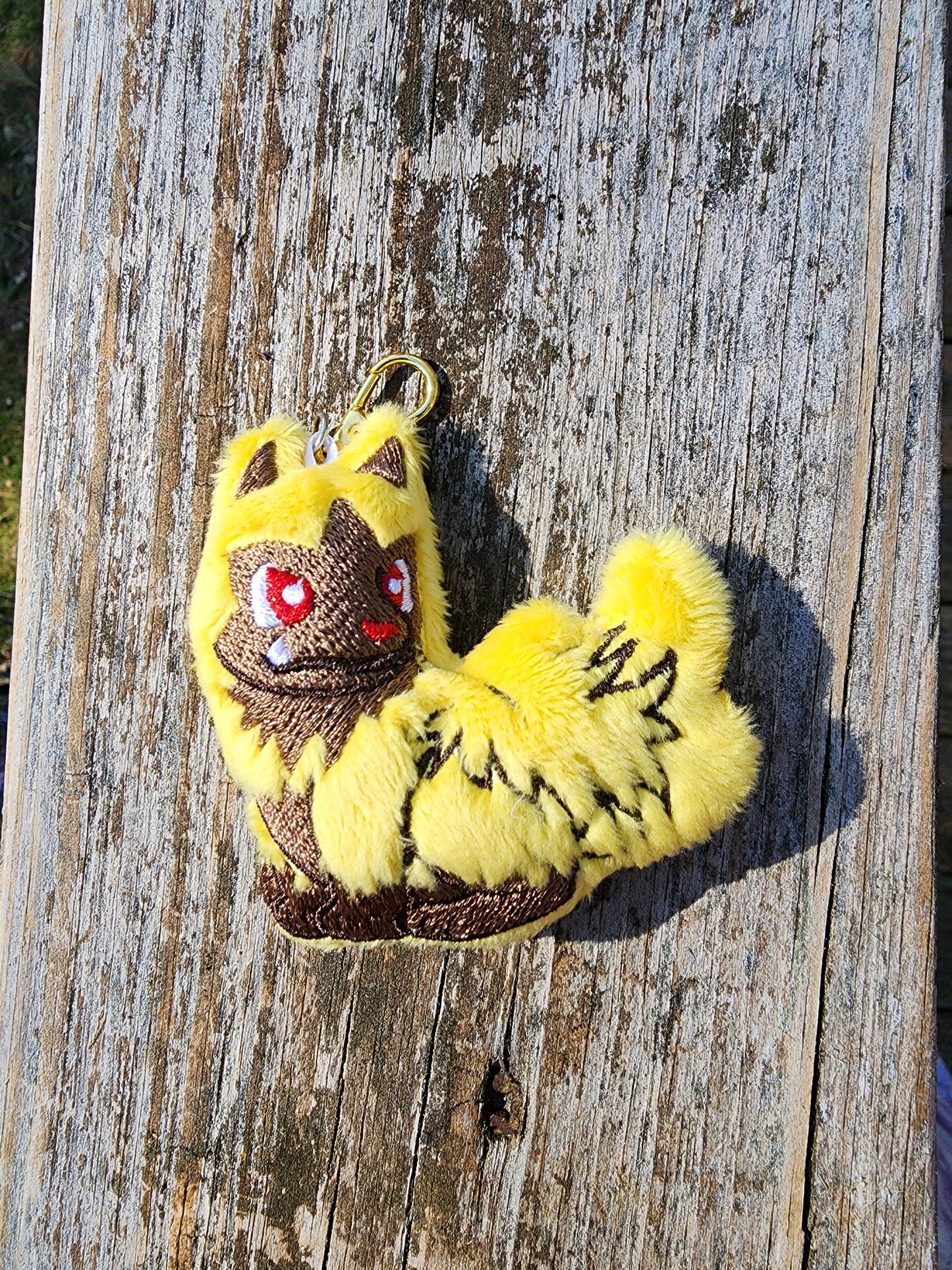 Poochyena Plushie Keychain Plush keychain Sweethaven Cottage Shiny