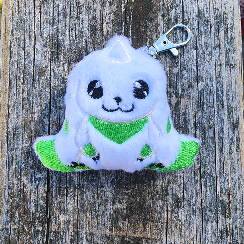 Digimon Terriermon Plushie Keychain Plush keychain Sweethaven Cottage   