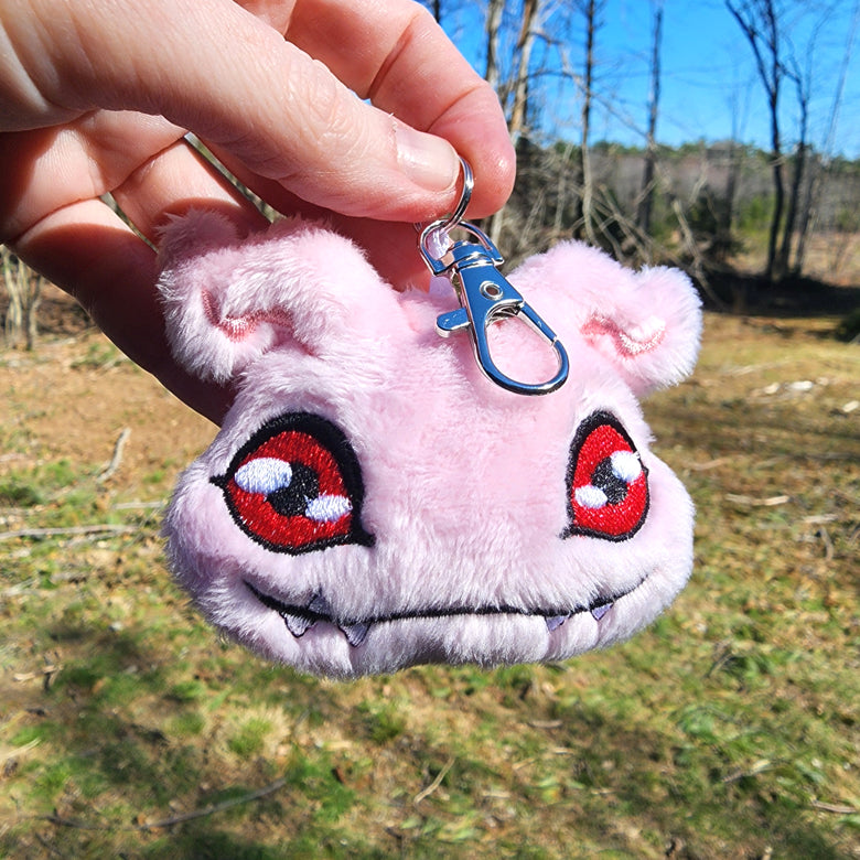 Digimon Koromon Plushie Keychain Plush keychain Sweethaven Cottage   