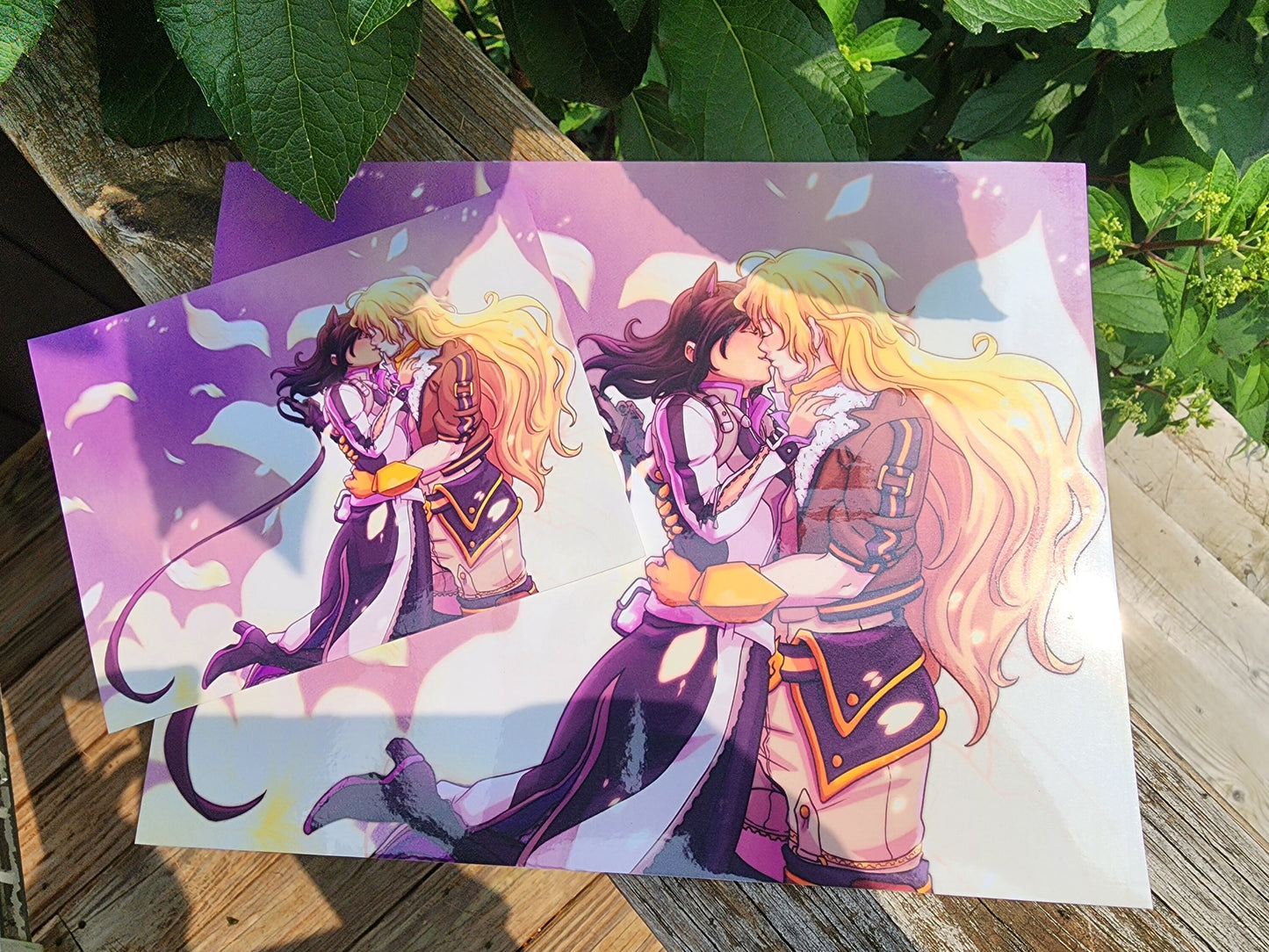 BUMBLEBY Kiss Art Print Semi glossy premium art card and letter sized BMBLBY art print poster  Sweethaven Cottage   