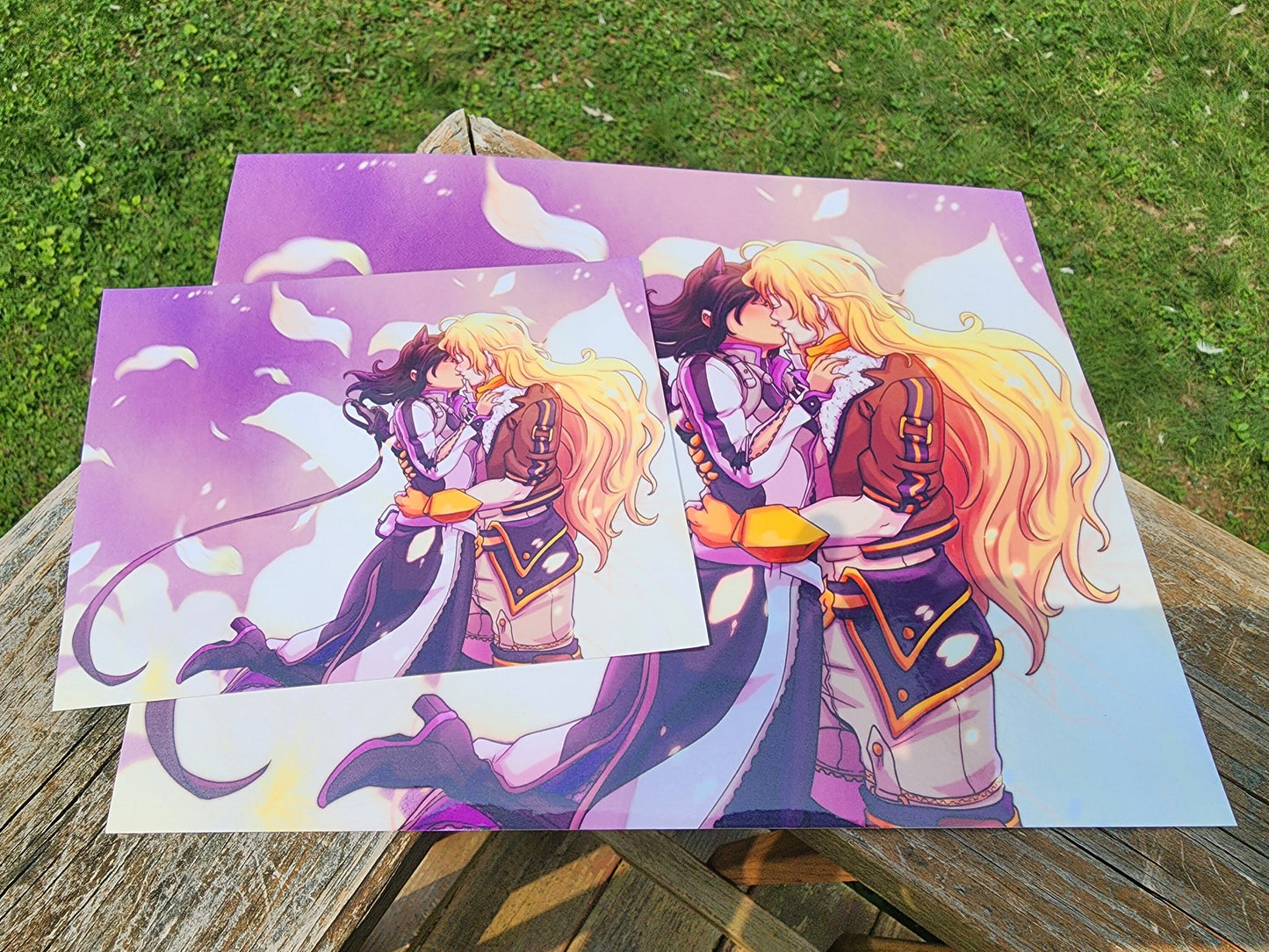 BUMBLEBY Kiss Art Print Semi glossy premium art card and letter sized BMBLBY art print poster  Sweethaven Cottage   