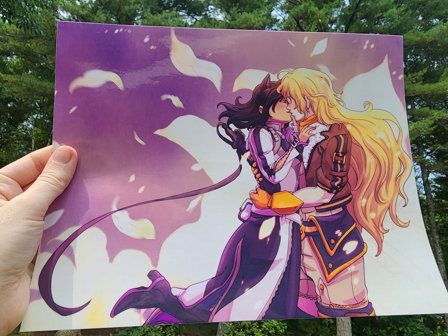 BUMBLEBY Kiss Art Print Semi glossy premium art card and letter sized BMBLBY art print poster  Sweethaven Cottage   