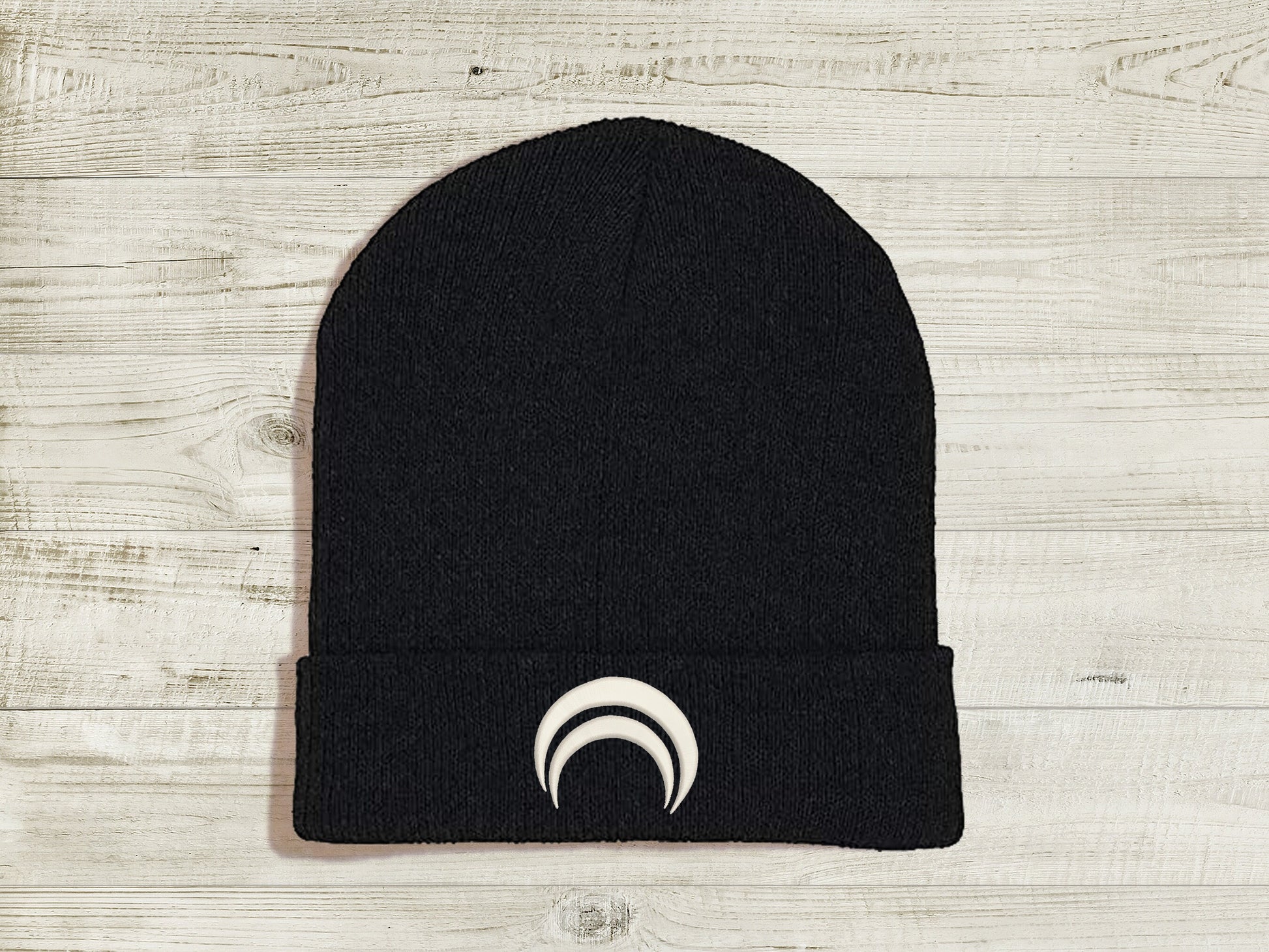 Jaune Arc JNPR Embroidered Beanie hat | Custom cozy winter knitted skull cap with Jaune's emblem  Sweethaven Cottage   