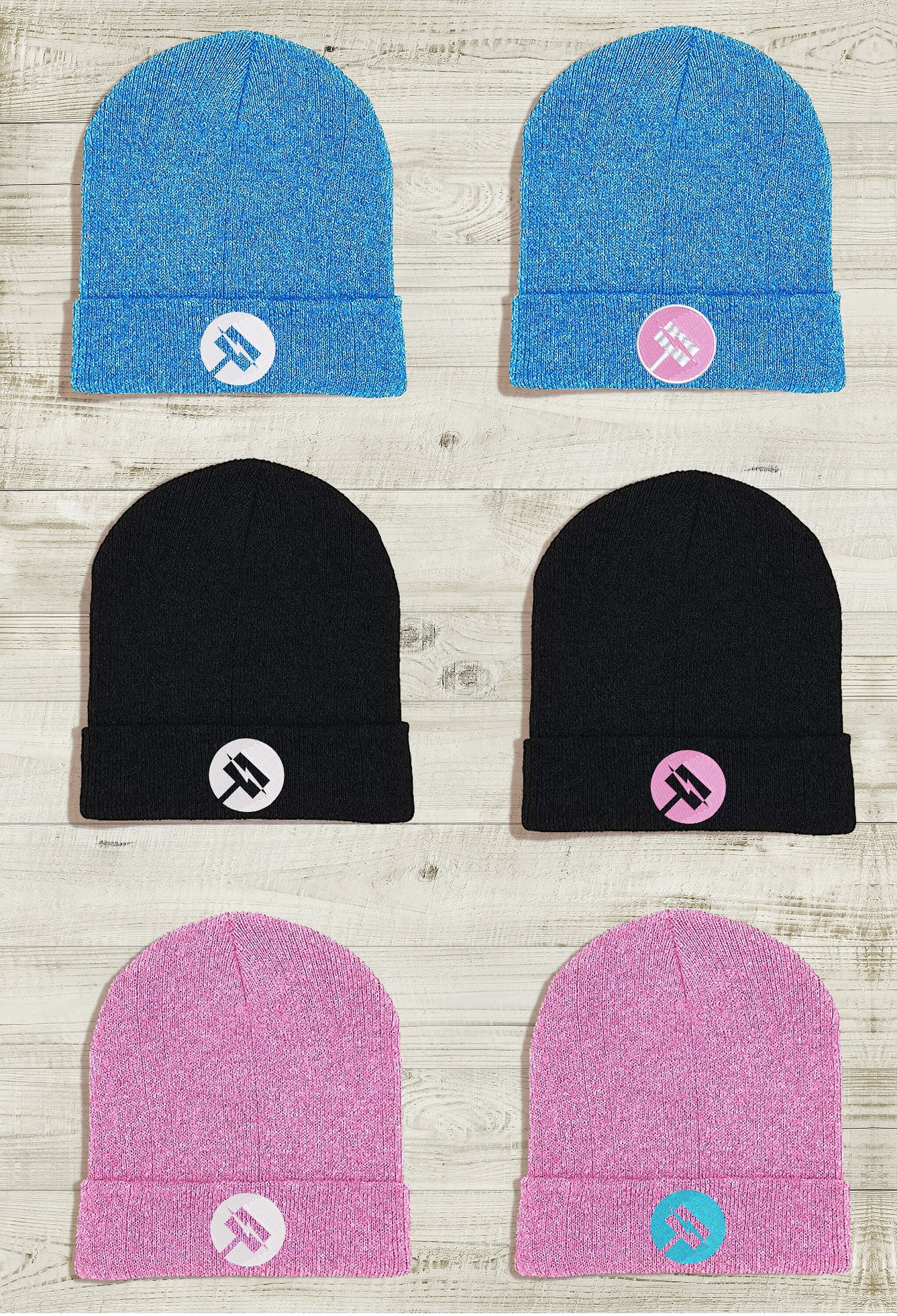 Nora Valkyrie JNPR Embroidered Beanie hat | Custom cozy winter knitted skull cap with Nora's emblem  Sweethaven Cottage   