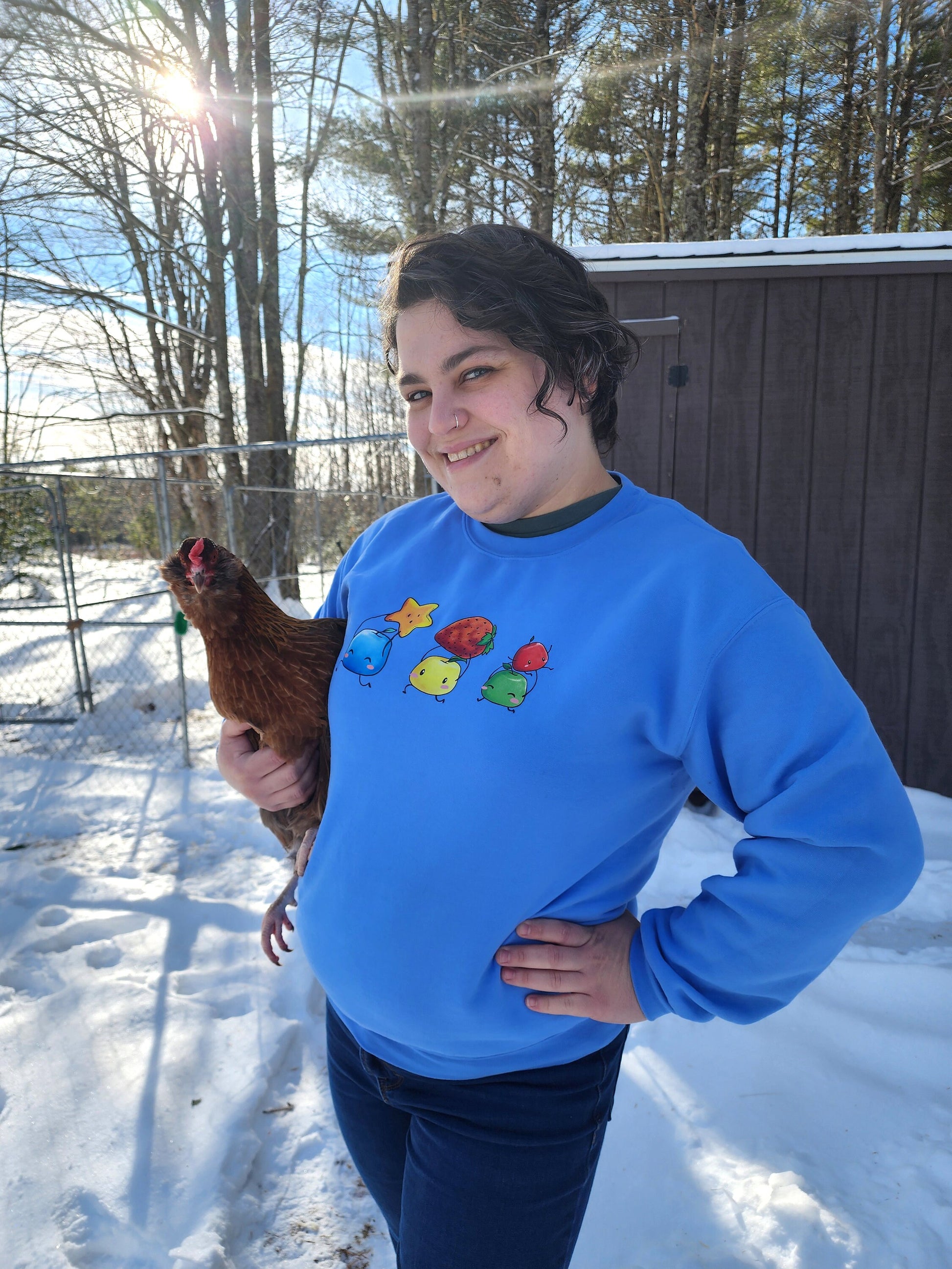 Stardew Valley Junimo Sweater Cozy Farm life Adult Unisex Sweatshirt Pullover Crewneck Sweater  Sweethaven Cottage   