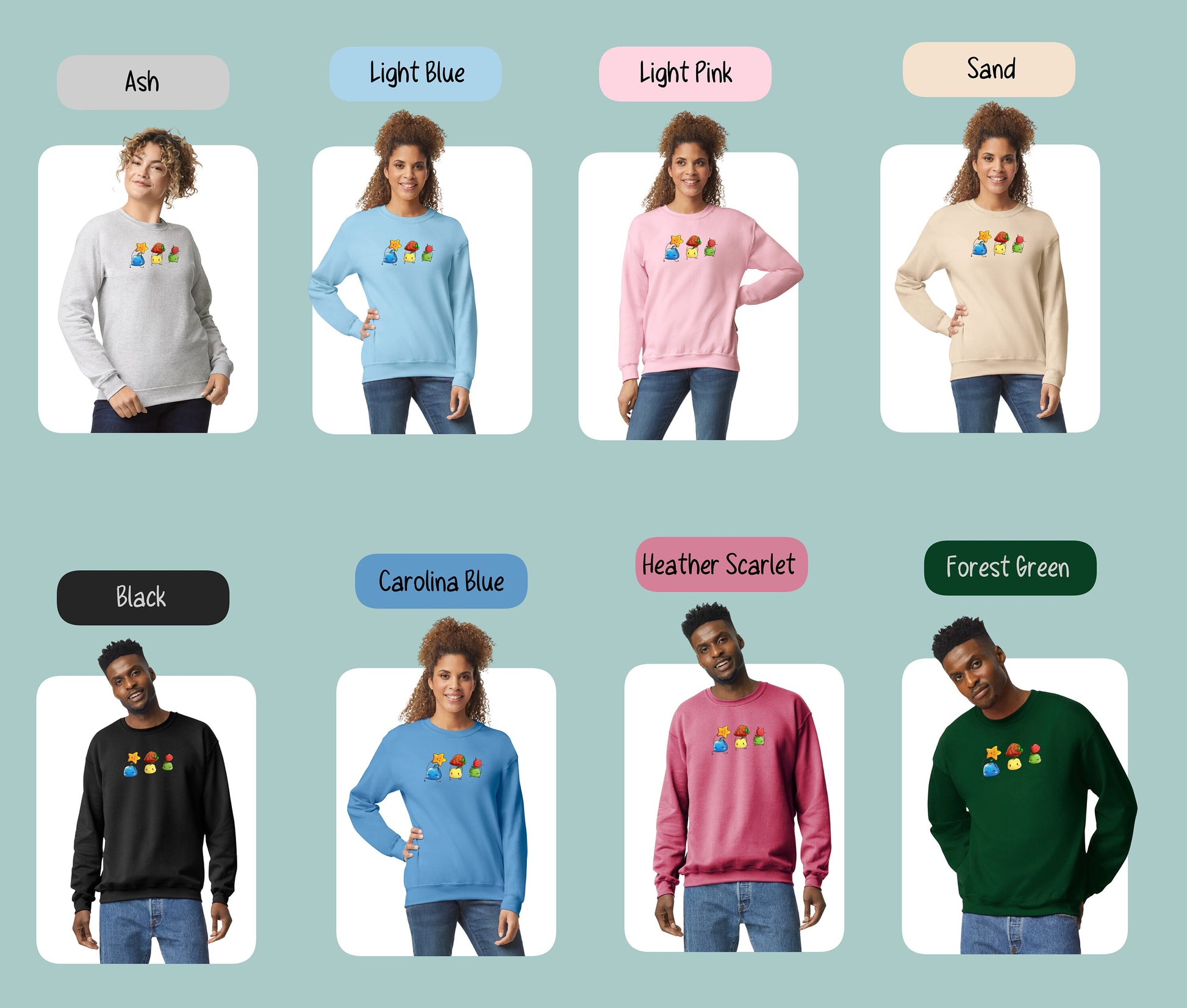 Stardew Valley Junimo Sweater Cozy Farm life Adult Unisex Sweatshirt Pullover Crewneck Sweater  Sweethaven Cottage   