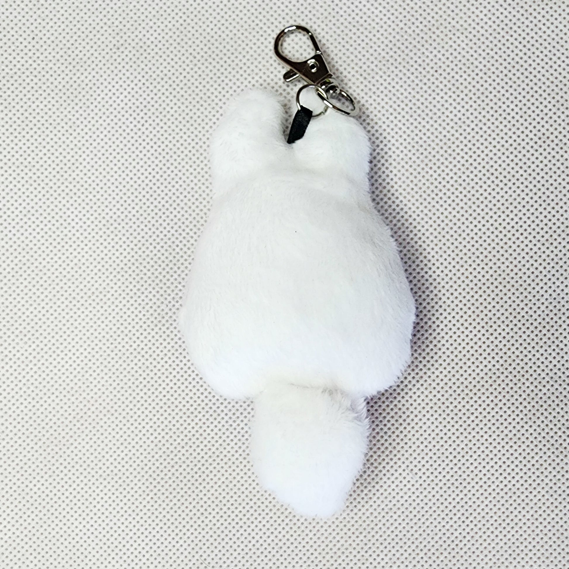 Chibi Totoro White Totoro Plushie Keychain Plush keychain Sweethaven Cottage   