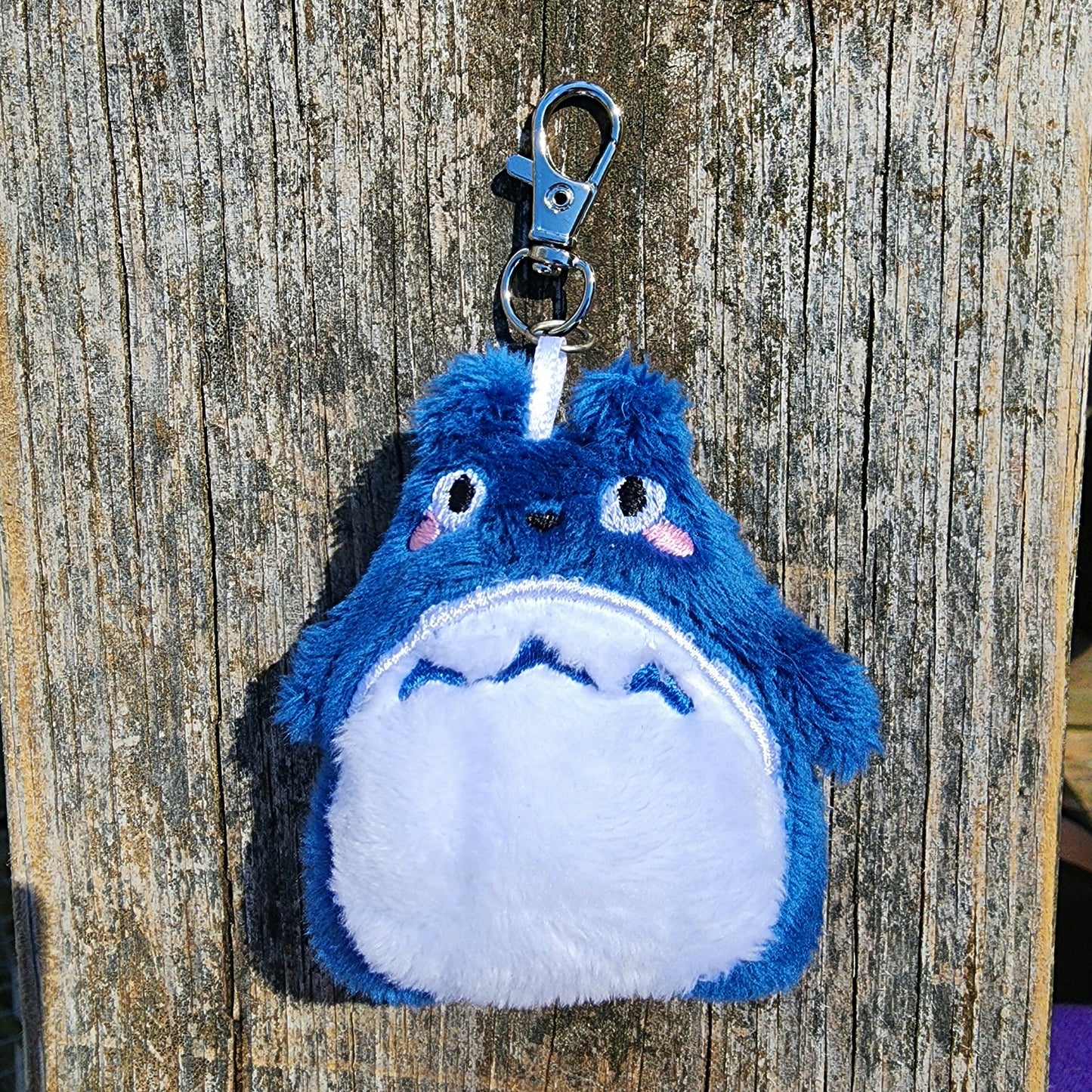 Chuu-Totoro Blue Totoro Plushie Keychain Plush keychain Sweethaven Cottage   