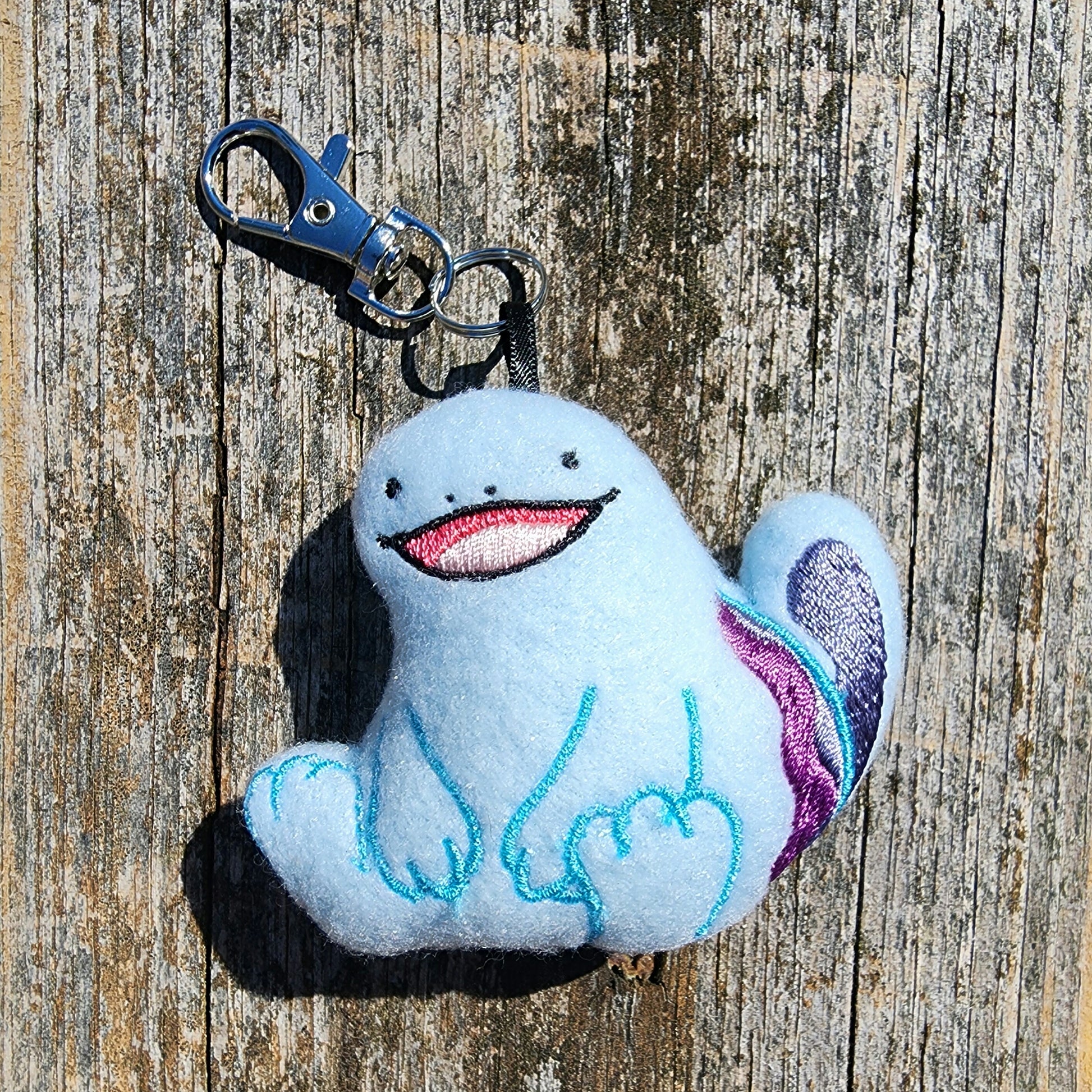 Quagsire Pokemon Plushie Keychain Plush keychain Sweethaven Cottage   