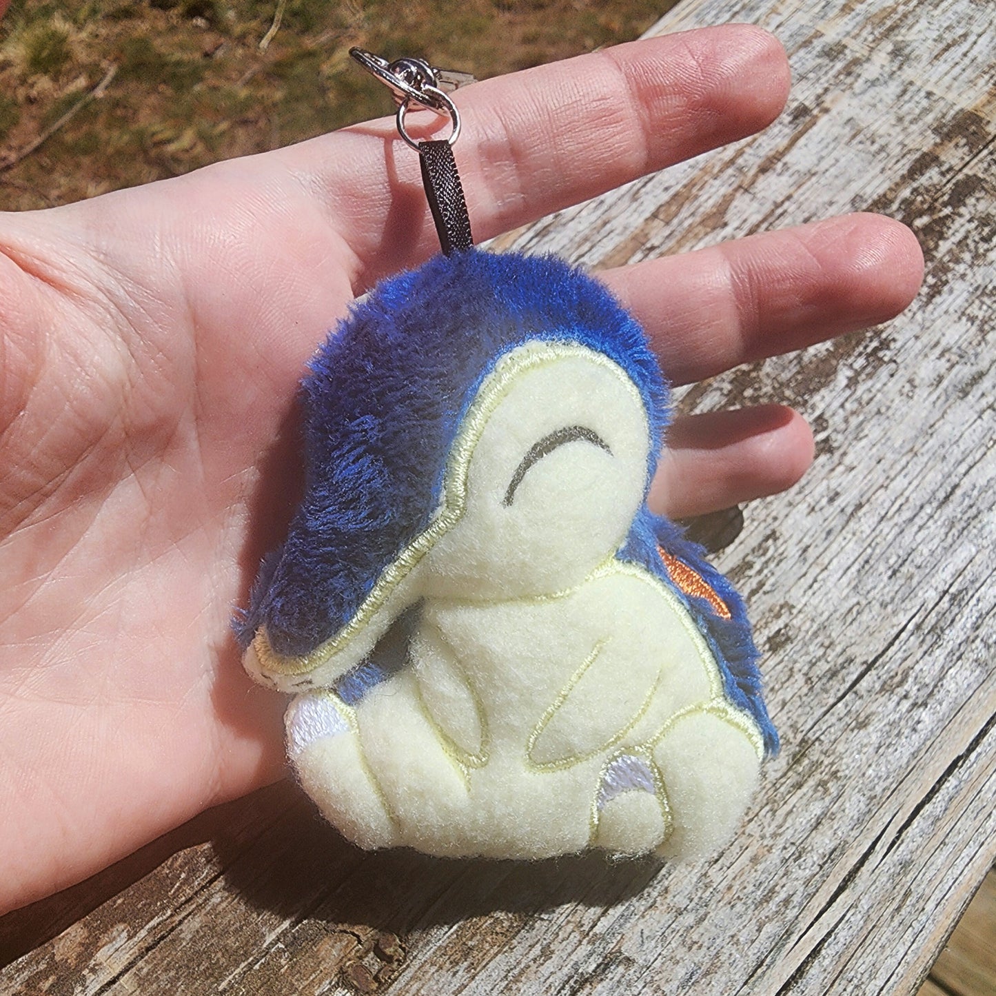 Cyndaquil Pokemon Plushie Keychain Plush keychain Sweethaven Cottage   