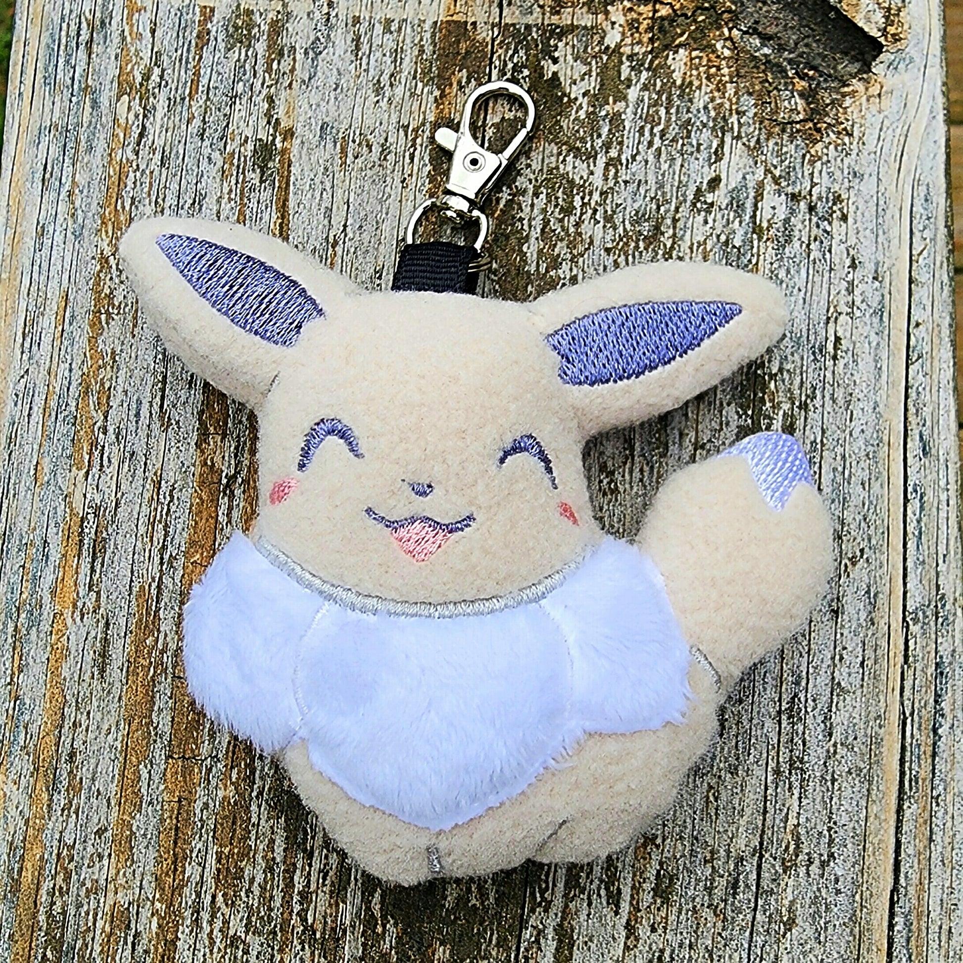 Eevee Pokemon Plushie Keychain Plush keychain Sweethaven Cottage Shiny  