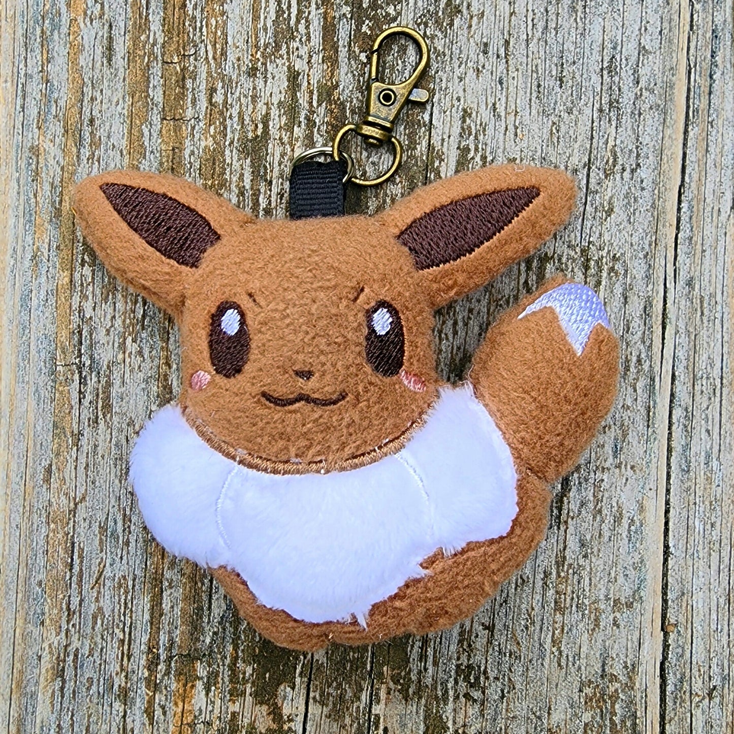 Eevee Pokemon Plushie Keychain Plush keychain Sweethaven Cottage Normal version  