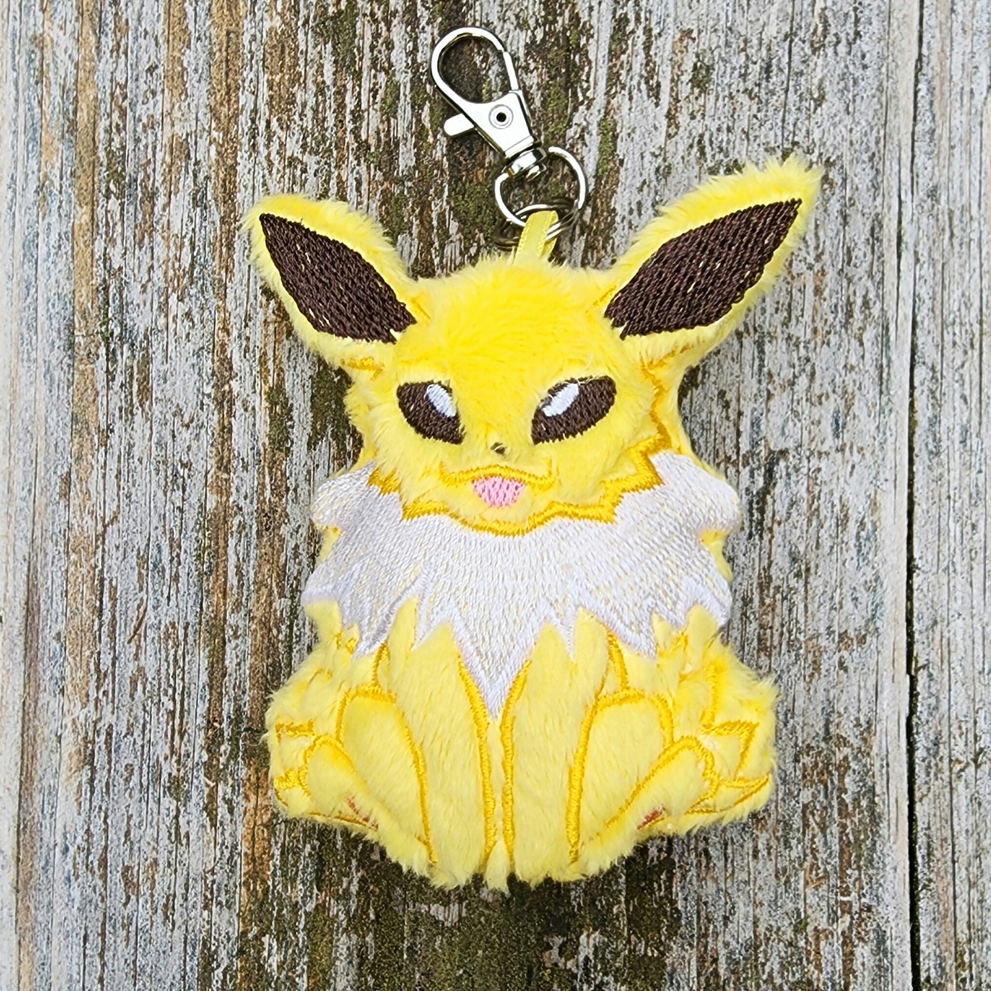 Jolteon Pokemon Plushie Keychain Plush keychain Sweethaven Cottage Normal version  