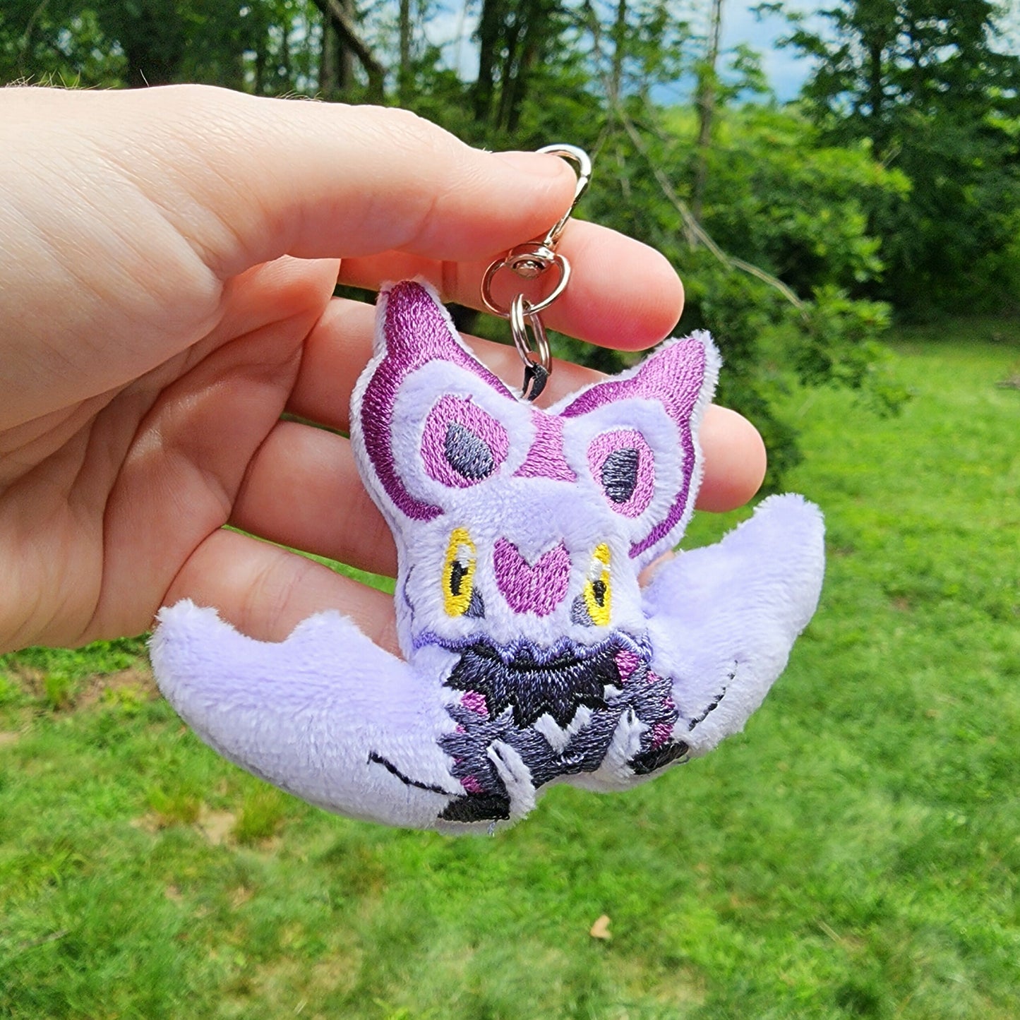 Noibat Pokemon Plushie Keychain Plush keychain Sweethaven Cottage   