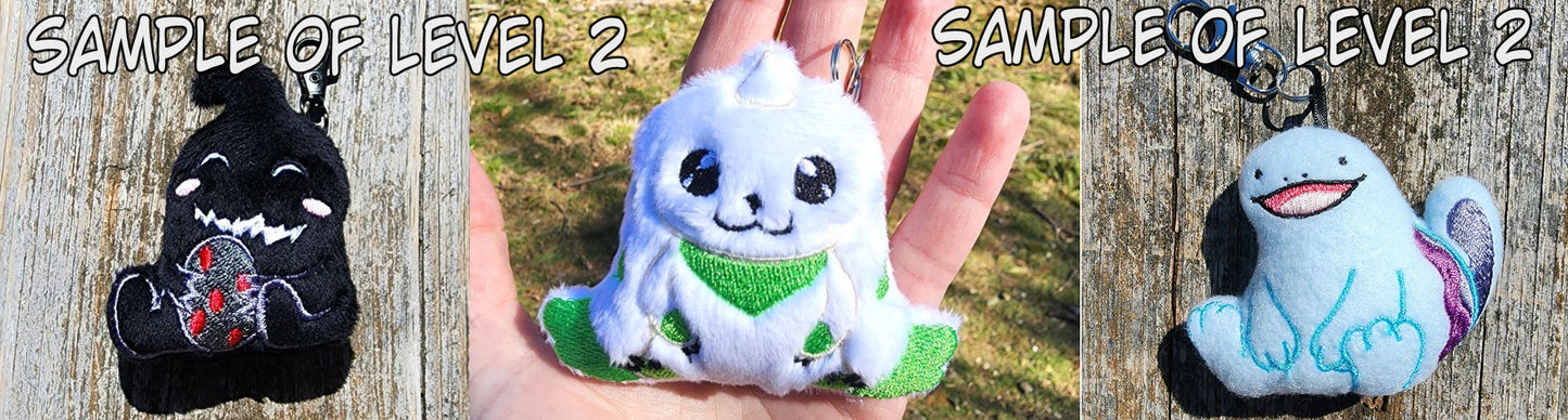 Custom Plushie Keychain Plush keychain Sweethaven Cottage Level 2 (less simple)  