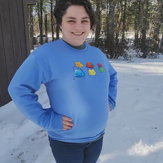 Stardew Valley Junimo Sweater Cozy Farm life Adult Unisex Sweatshirt Pullover Crewneck Sweater
