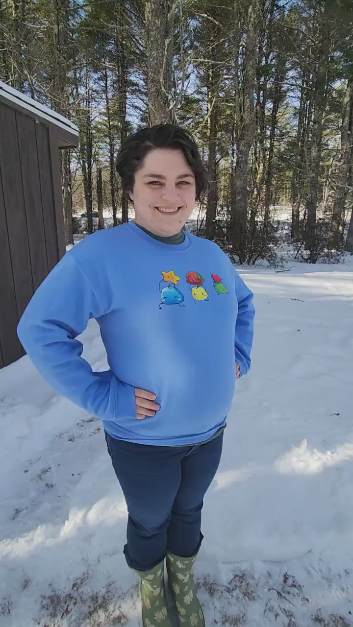 Stardew Valley Junimo Sweater Cozy Farm life Adult Unisex Sweatshirt Pullover Crewneck Sweater